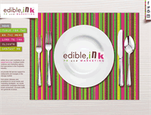 Tablet Screenshot of edibleinkpr.com